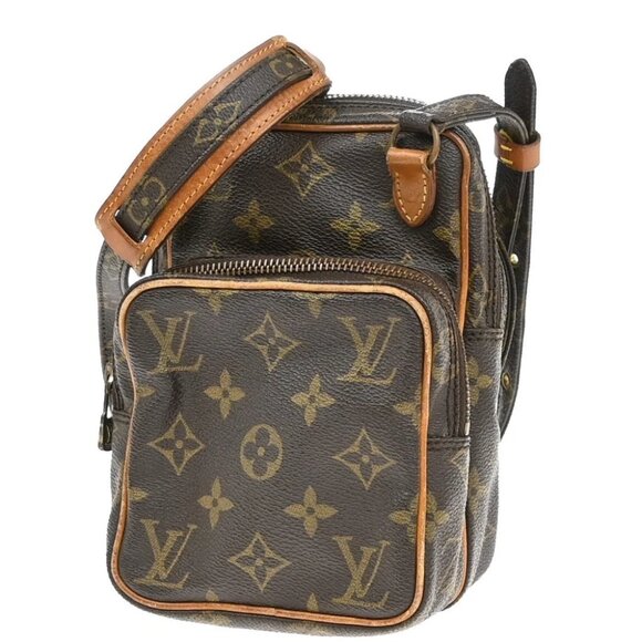 LOUIS VUITTON Mini Amazon Shoulder Bag Monogram Leather Brown M45238 32EF908 - Picture 1 of 14